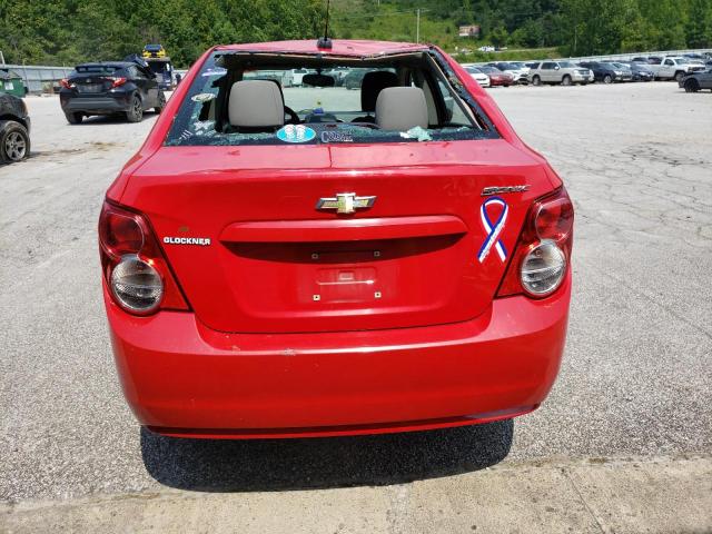 1G1JA5SH3F4162779 - 2015 CHEVROLET SONIC LS 红色 照片 6