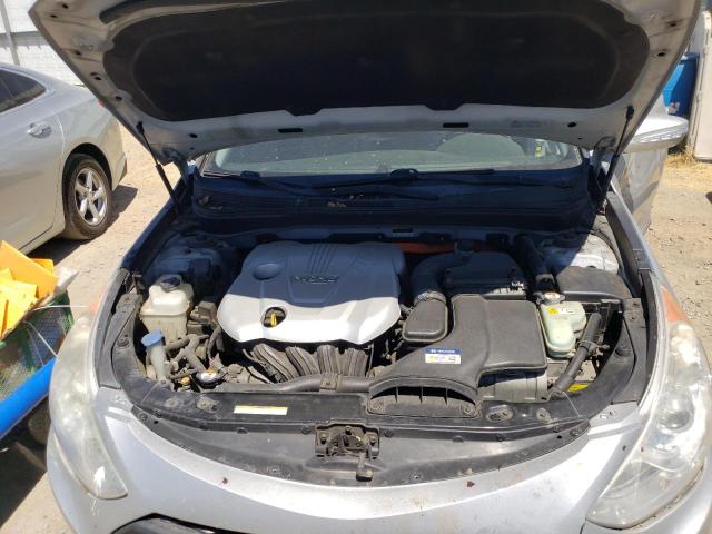 KMHEC4A46CA034976 - 2012 HYUNDAI SONATA HYBRID SILVER photo 11