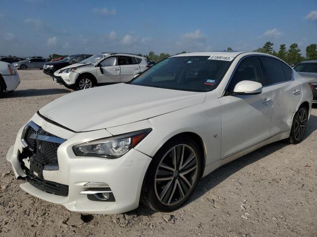 JN1BV7AP6FM339770 - 2015 INFINITI Q50 BASE WHITE photo 1