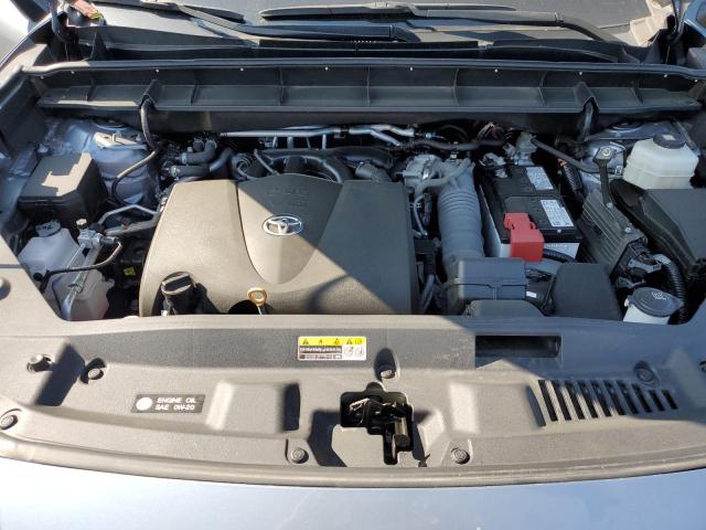 5TDGZRBH2NS212768 - 2022 TOYOTA HIGHLANDER XLE TEAL photo 12