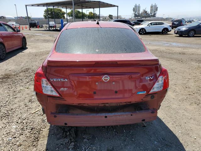 3N1CN7AP9GL867738 - 2016 NISSAN VERSA S RED photo 6