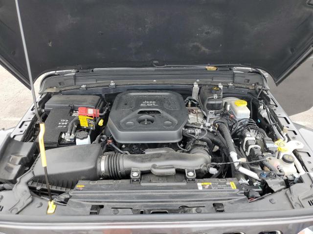 1C4HJXEN0NW110192 - 2022 JEEP WRANGLER U SAHARA 灰色 照片 12