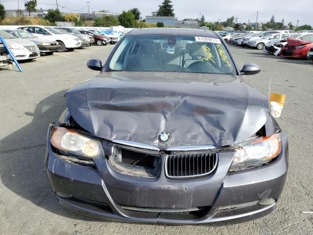 WBAVA37597NL11653 - 2007 BMW 328I I GRAY photo 5