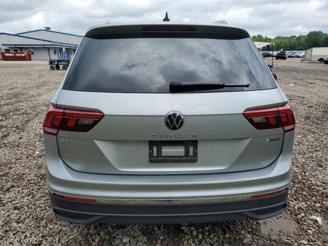 3VV2B7AX0NM163146 - 2022 VOLKSWAGEN TIGUAN SE Күміс фото 6