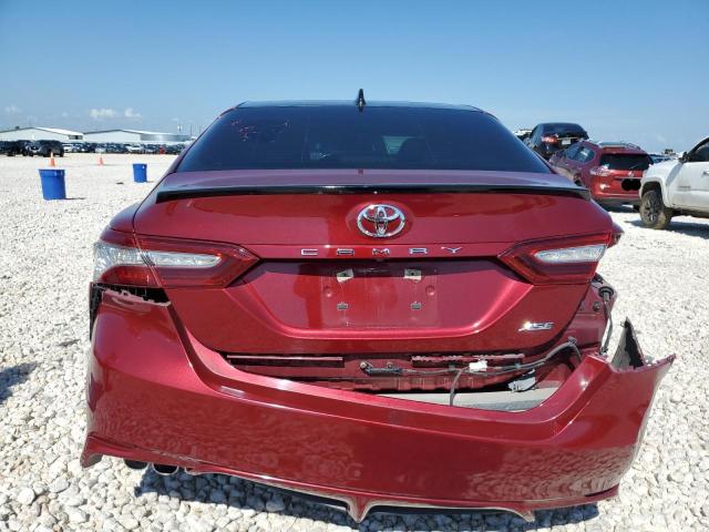 4T1BZ1HK2JU505201 - 2018 TOYOTA CAMRY XSE RED photo 6