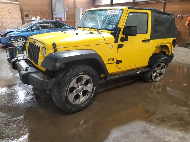 1J4FA24108L557923 - 2008 JEEP WRANGLER X YELLOW photo 1