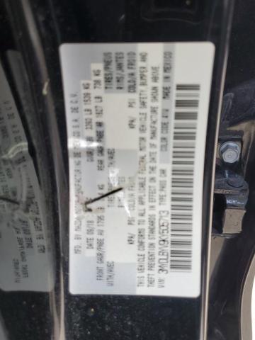 3MYDLBYV9KY505713 - 2019 TOYOTA YARIS L BLACK photo 12