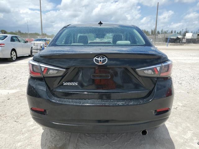 3MYDLBYV9KY505713 - 2019 TOYOTA YARIS L BLACK photo 6