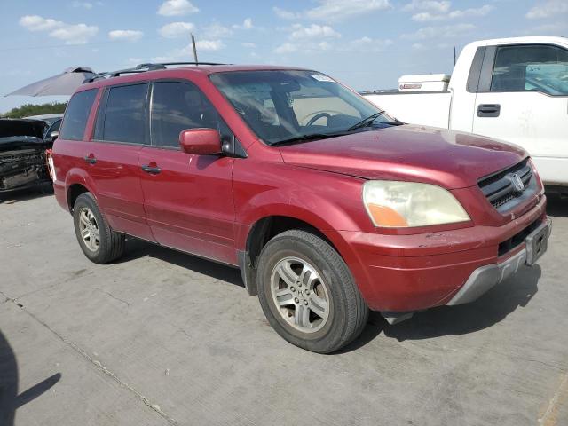 2HKYF18453H618548 - 2003 HONDA PILOT EX MAROON photo 4