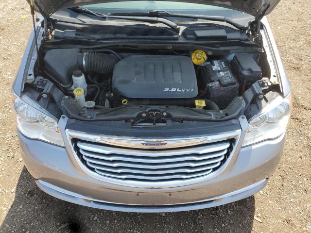 2C4RC1CG6FR579071 - 2015 CHRYSLER TOWN & COU TOURING L SILVER photo 12