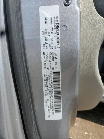 2C4RC1CG6FR579071 - 2015 CHRYSLER TOWN & COU TOURING L SILVER photo 13