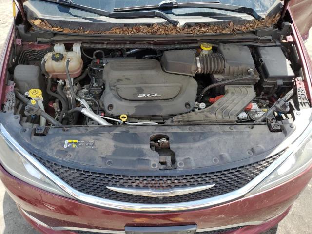 2C4RC1EG1HR684701 - 2017 CHRYSLER PACIFICA TOURING L PLUS RED photo 12