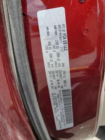 2C4RC1EG1HR684701 - 2017 CHRYSLER PACIFICA TOURING L PLUS RED photo 13