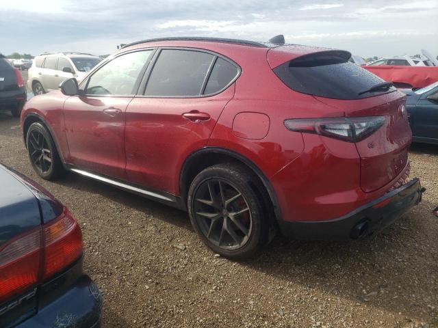 ZASPAKBN0M7D03851 - 2021 ALFA ROMEO STELVIO TI RED photo 2