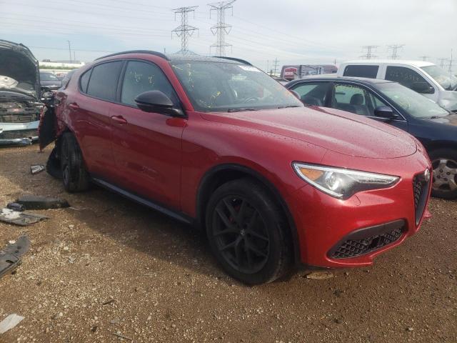 ZASPAKBN0M7D03851 - 2021 ALFA ROMEO STELVIO TI RED photo 4