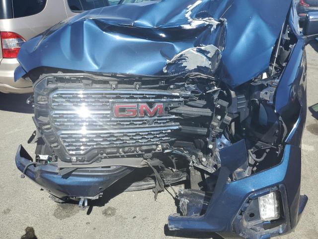 1GTU9FEL5KZ387110 - 2019 GMC SIERRA K1500 DENALI BLUE photo 11