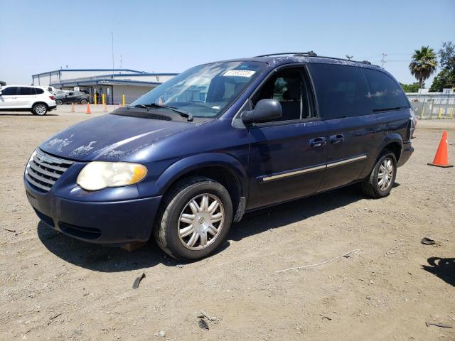 2C4GP54L35R113353 - 2005 CHRYSLER TOWN & COU TOURING Mavi foto 1