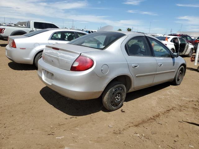 1B3ES46C9YD800293 - 2000 DODGE NEON BASE SILVER photo 3