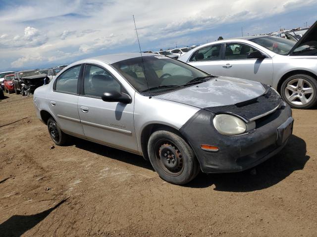 1B3ES46C9YD800293 - 2000 DODGE NEON BASE SILVER photo 4