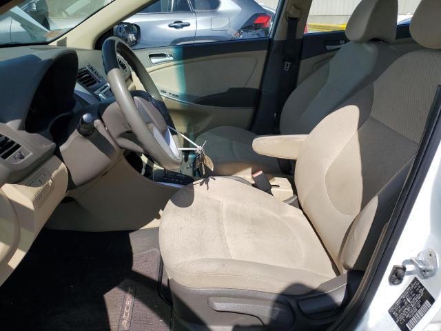 KMHCT4AE4EU721813 - 2014 HYUNDAI ACCENT GLS WHITE photo 7