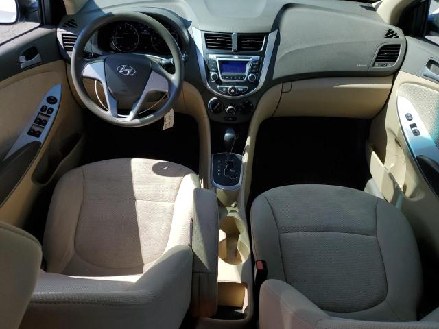 KMHCT4AE4EU721813 - 2014 HYUNDAI ACCENT GLS WHITE photo 8