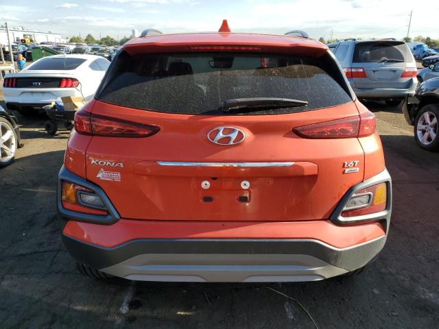 KM8K3CA51KU394370 - 2019 HYUNDAI KONA LIMITED ORANGE photo 6