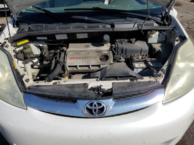 5TDBA22C56S070446 - 2006 TOYOTA SIENNA XLE WHITE photo 12