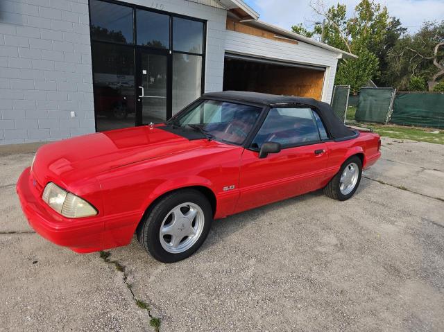 1FACP44E2NF144293 - 1992 FORD MUSTANG LX RED photo 2