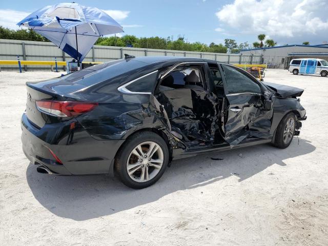 5NPE34AF7JH645756 - 2018 HYUNDAI SONATA SPORT შავი ფოტო 3
