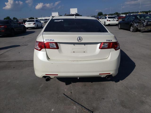 JH4CU2F63AC037275 - 2010 ACURA TSX WHITE photo 6