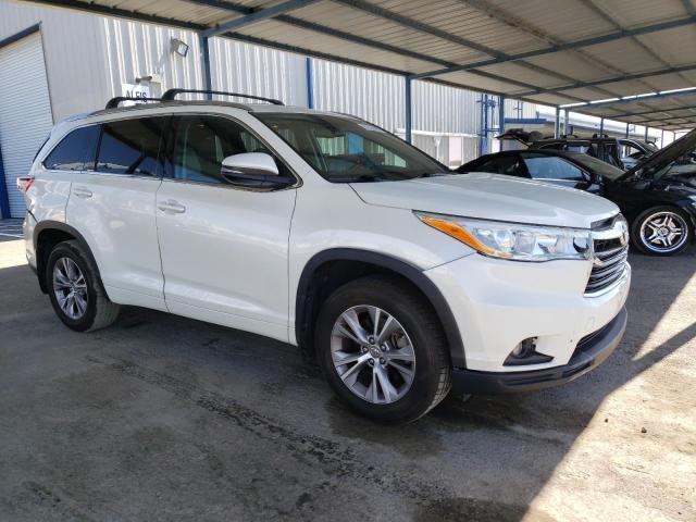 5TDJKRFH2ES046143 - 2014 TOYOTA HIGHLANDER XLE 白色 照片 4