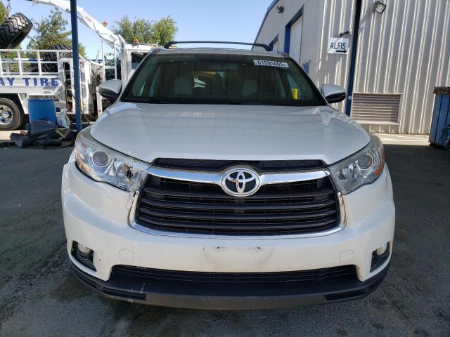 5TDJKRFH2ES046143 - 2014 TOYOTA HIGHLANDER XLE 白色 照片 5