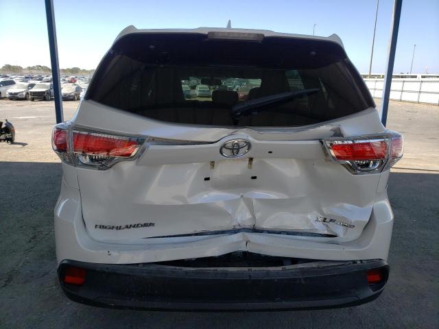 5TDJKRFH2ES046143 - 2014 TOYOTA HIGHLANDER XLE 白色 照片 6