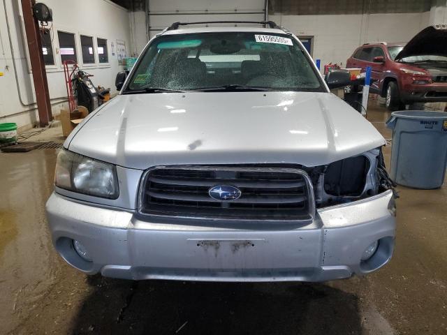 JF1SG65613H741919 - 2003 SUBARU FORESTER 2.5XS ვერცხლისფერი ფოტო 5