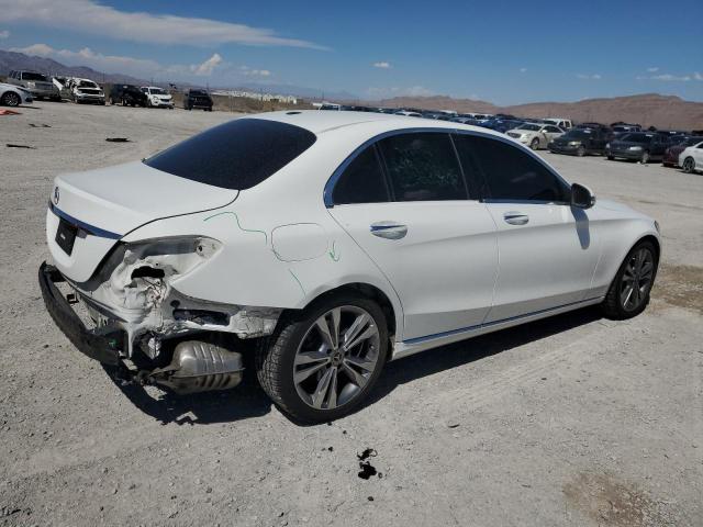 55SWF4JB1JU263678 - 2018 MERCEDES-BENZ C 300 WHITE photo 3