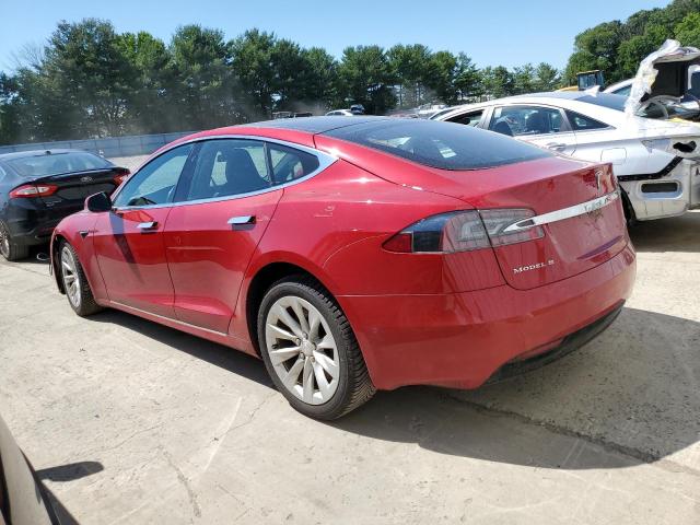 5YJSA1E26HF209570 - 2017 TESLA MODEL S RED photo 2