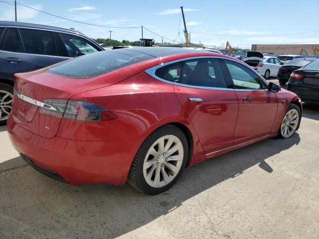 5YJSA1E26HF209570 - 2017 TESLA MODEL S RED photo 3