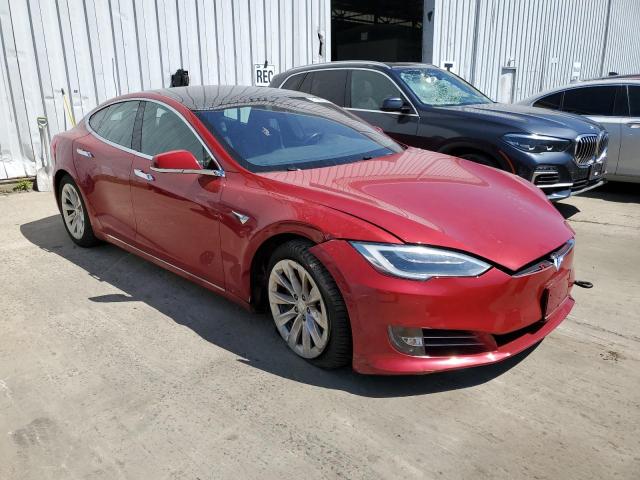 5YJSA1E26HF209570 - 2017 TESLA MODEL S RED photo 4