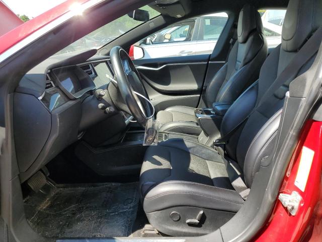 5YJSA1E26HF209570 - 2017 TESLA MODEL S RED photo 7