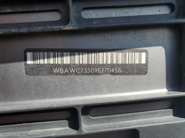 WBAWC73509E270456 - 2009 BMW 335 XI Verbrannt Foto 12