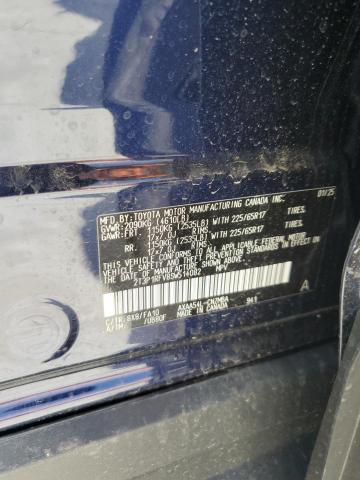 2T3P1RFV8SW514082 - 2025 TOYOTA RAV4 XLE 蓝色 照片 13