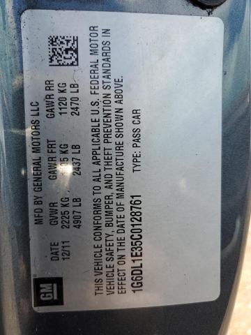 1G6DL1E35C0128761 - 2012 CADILLAC CTS PERFORMANCE COLLECTION Gri fotoğraf 13