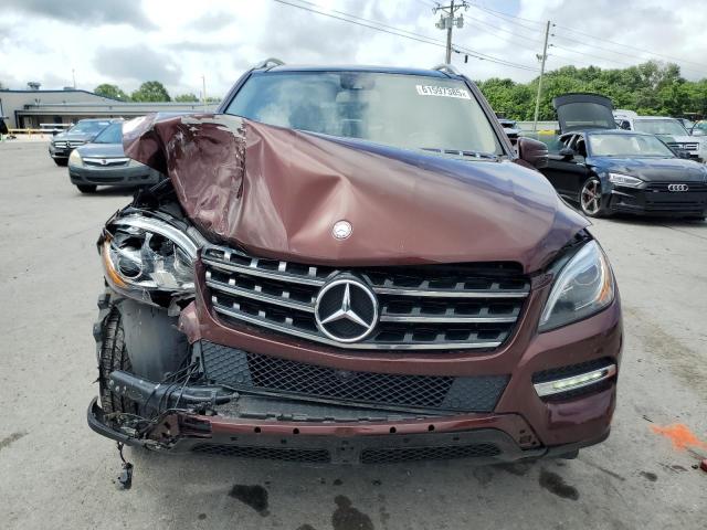 4JGDA5HB2EA436024 - 2014 MERCEDES-BENZ ML 350 4MATIC BURGUNDY photo 5