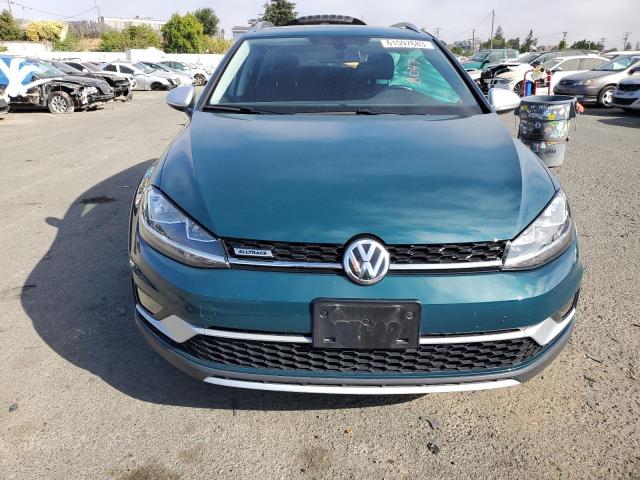 3VWM17AU0JM768047 - 2018 VOLKSWAGEN GOLF ALLTR S TEAL photo 5