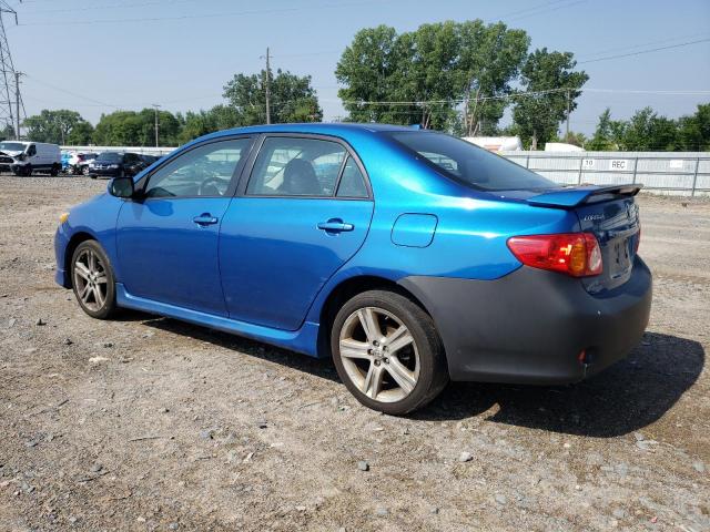 1NXBE4EE2AZ315250 - 2010 TOYOTA COROLLA XRS BLUE photo 2