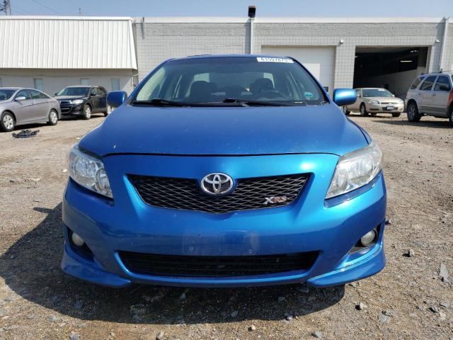 1NXBE4EE2AZ315250 - 2010 TOYOTA COROLLA XRS BLUE photo 5