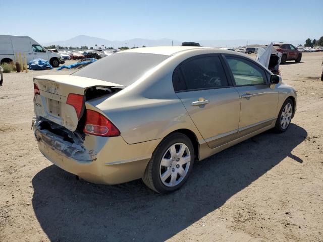 1HGFA16597L012626 - 2007 HONDA CIVIC LX TAN photo 3