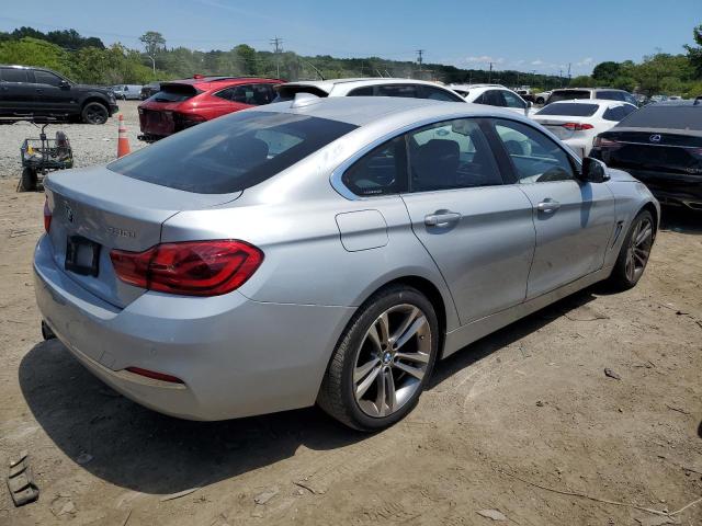 WBA4J3C59JBG90800 - 2018 BMW 430XI GRAN COUPE SILVER photo 3