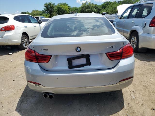 WBA4J3C59JBG90800 - 2018 BMW 430XI GRAN COUPE SILVER photo 6