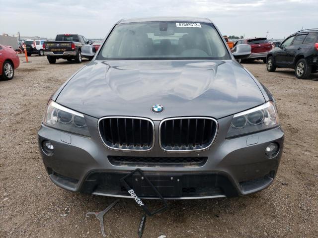 5UXWX9C51D0A09296 - 2013 BMW X3 XDRIVE28I GRAY photo 5